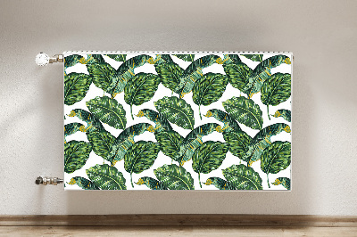Dekorative Heizkörperabdeckung Monstera
