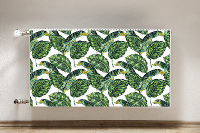 Dekorative Heizkörperabdeckung Monstera