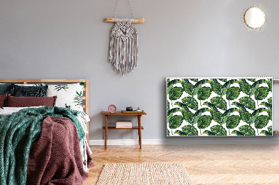 Dekorative Heizkörperabdeckung Monstera