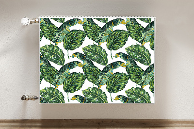 Dekorative Heizkörperabdeckung Monstera