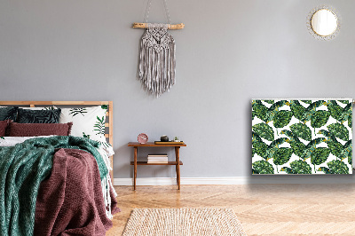 Dekorative Heizkörperabdeckung Monstera