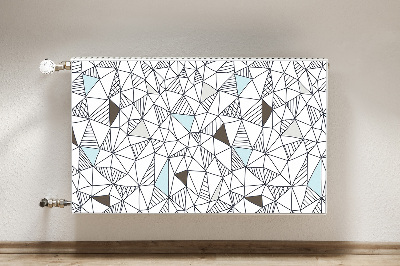 Heizkörperverkleidung magnetisch Geometrisches muster