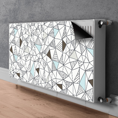 Heizkörperverkleidung magnetisch Geometrisches muster