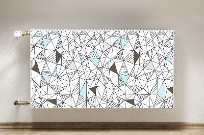 Heizkörperverkleidung magnetisch Geometrisches muster