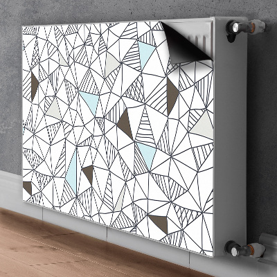 Heizkörperverkleidung magnetisch Geometrisches muster