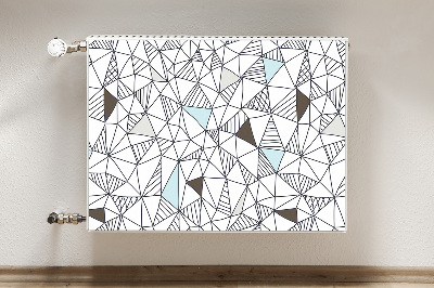 Heizkörperverkleidung magnetisch Geometrisches muster