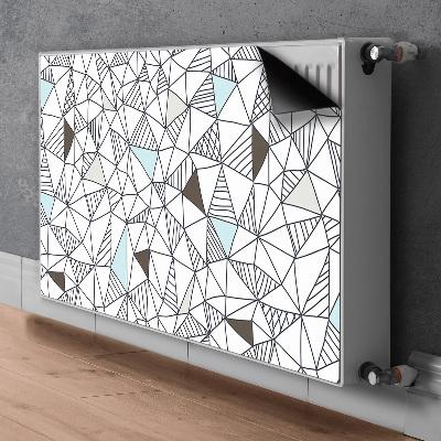Heizkörperverkleidung magnetisch Geometrisches muster