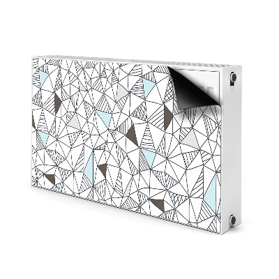 Heizkörperverkleidung magnetisch Geometrisches muster