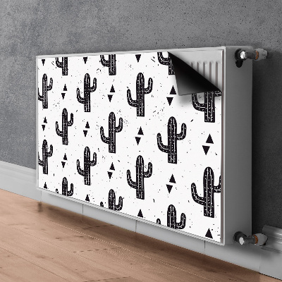 Magnet Heizkörperverkleidung Schwarzer kakteen