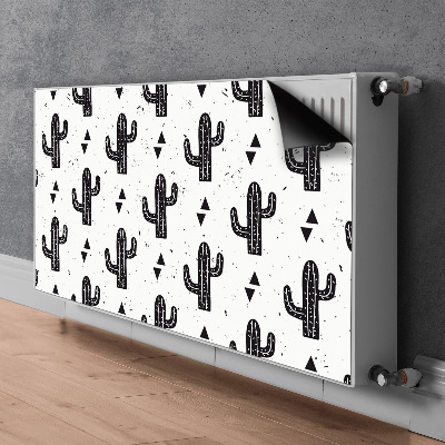 Magnet Heizkörperverkleidung Schwarzer kakteen