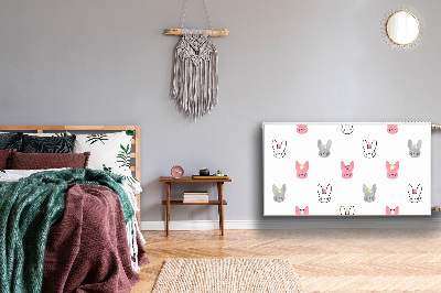 Heizkörperverkleidung magnet Kaninchen in den kronen
