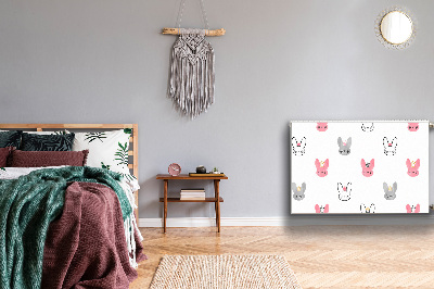 Heizkörperverkleidung magnet Kaninchen in den kronen