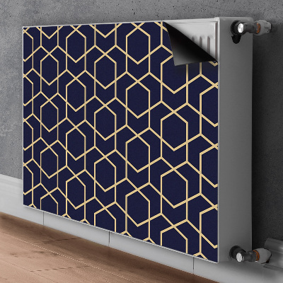 Heizkörperverkleidung magnetisch Goldenes muster