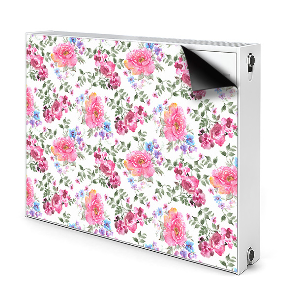 Magnet Heizkörperverkleidung Pinke blumen