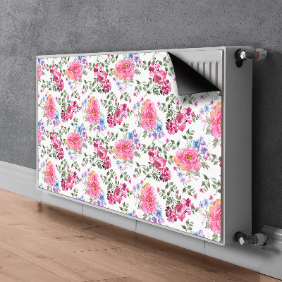 Magnet Heizkörperverkleidung Pinke blumen