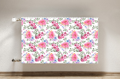 Magnet Heizkörperverkleidung Pinke blumen