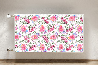 Magnet Heizkörperverkleidung Pinke blumen