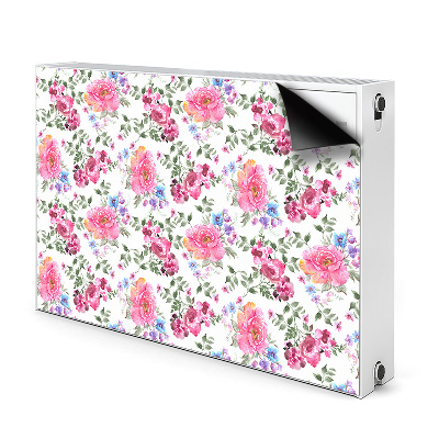 Magnet Heizkörperverkleidung Pinke blumen