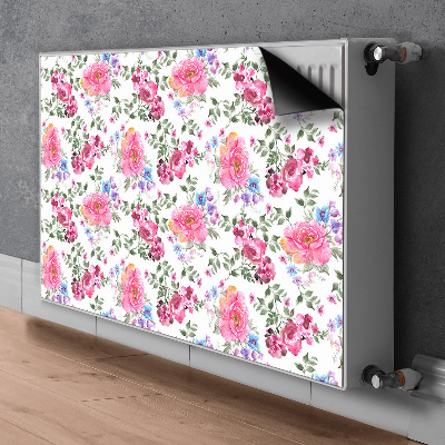 Magnet Heizkörperverkleidung Pinke blumen
