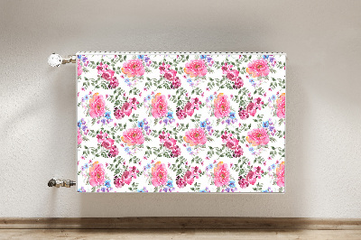 Magnet Heizkörperverkleidung Pinke blumen