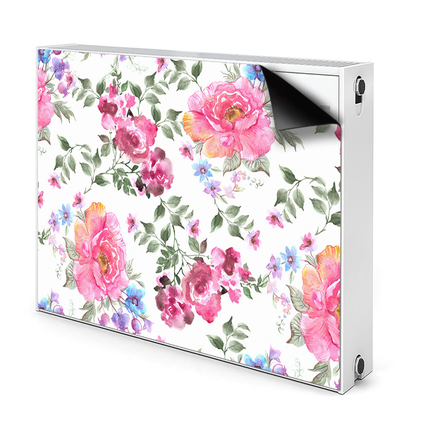 Magnet Heizkörperverkleidung Aquarellrosen