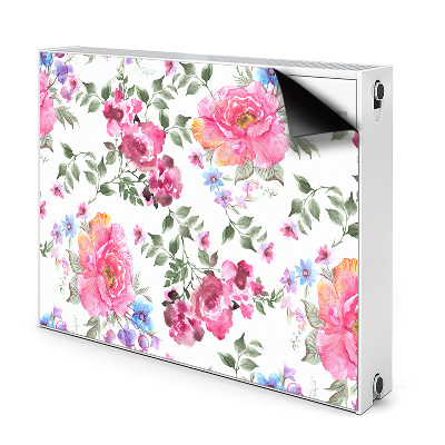 Magnet Heizkörperverkleidung Aquarellrosen