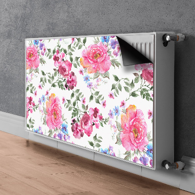 Magnet Heizkörperverkleidung Aquarellrosen