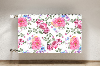 Magnet Heizkörperverkleidung Aquarellrosen