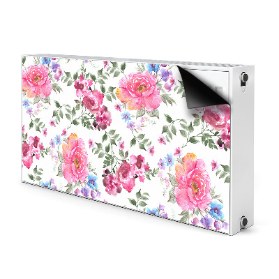 Magnet Heizkörperverkleidung Aquarellrosen