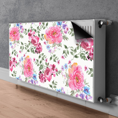 Magnet Heizkörperverkleidung Aquarellrosen