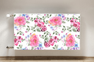 Magnet Heizkörperverkleidung Aquarellrosen