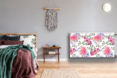 Magnet Heizkörperverkleidung Aquarellrosen