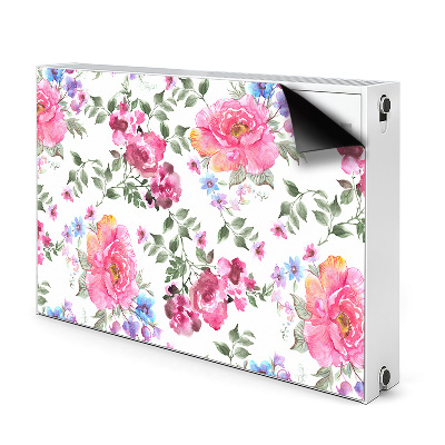 Magnet Heizkörperverkleidung Aquarellrosen