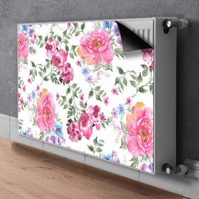 Magnet Heizkörperverkleidung Aquarellrosen