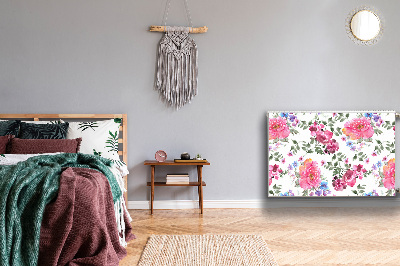 Magnet Heizkörperverkleidung Aquarellrosen