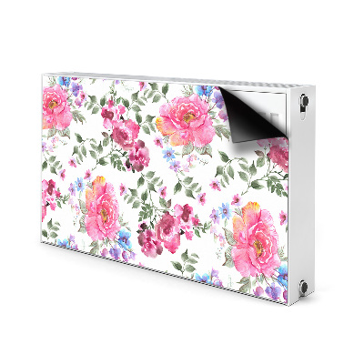 Magnet Heizkörperverkleidung Aquarellrosen