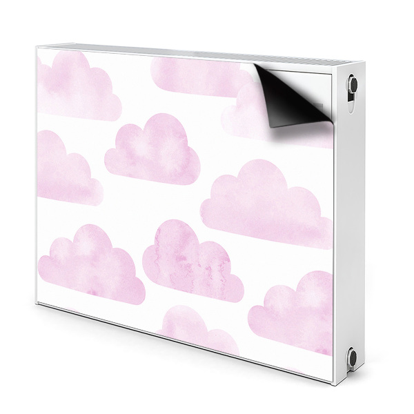Magnet Heizkörperverkleidung Rosa wolken