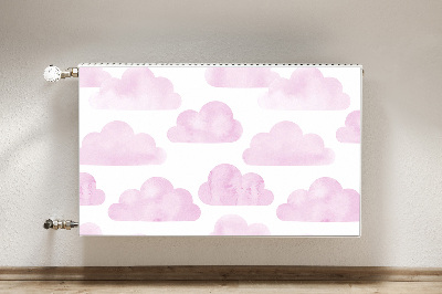 Magnet Heizkörperverkleidung Rosa wolken