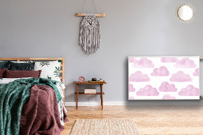 Magnet Heizkörperverkleidung Rosa wolken