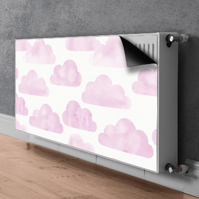 Magnet Heizkörperverkleidung Rosa wolken