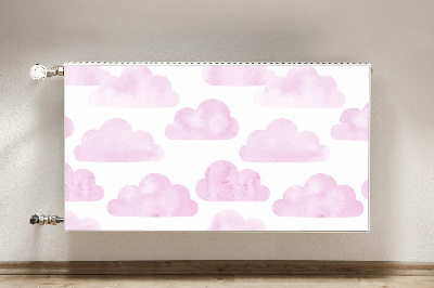 Magnet Heizkörperverkleidung Rosa wolken