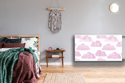 Magnet Heizkörperverkleidung Rosa wolken