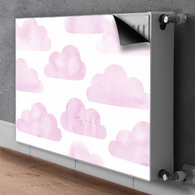 Magnet Heizkörperverkleidung Rosa wolken