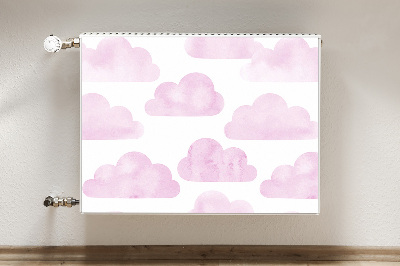 Magnet Heizkörperverkleidung Rosa wolken