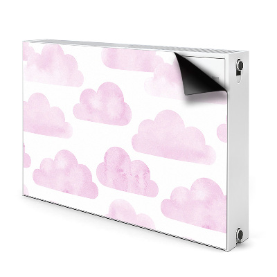 Magnet Heizkörperverkleidung Rosa wolken