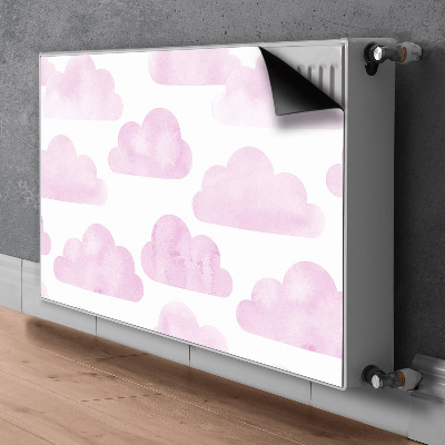 Magnet Heizkörperverkleidung Rosa wolken