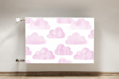 Magnet Heizkörperverkleidung Rosa wolken