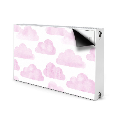 Magnet Heizkörperverkleidung Rosa wolken