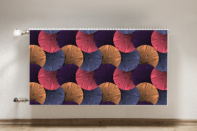 Heizkörperverkleidung magnet Farbenfrohes muster