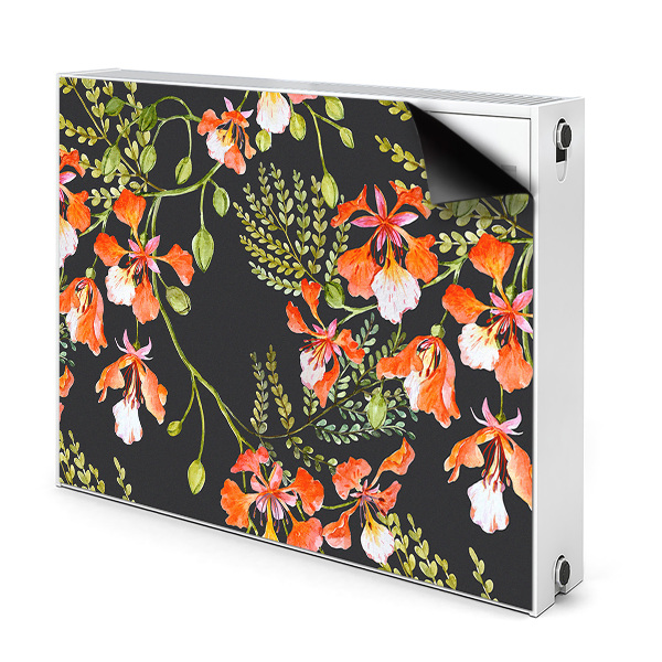 Magnet Heizkörperverkleidung Rote blumen